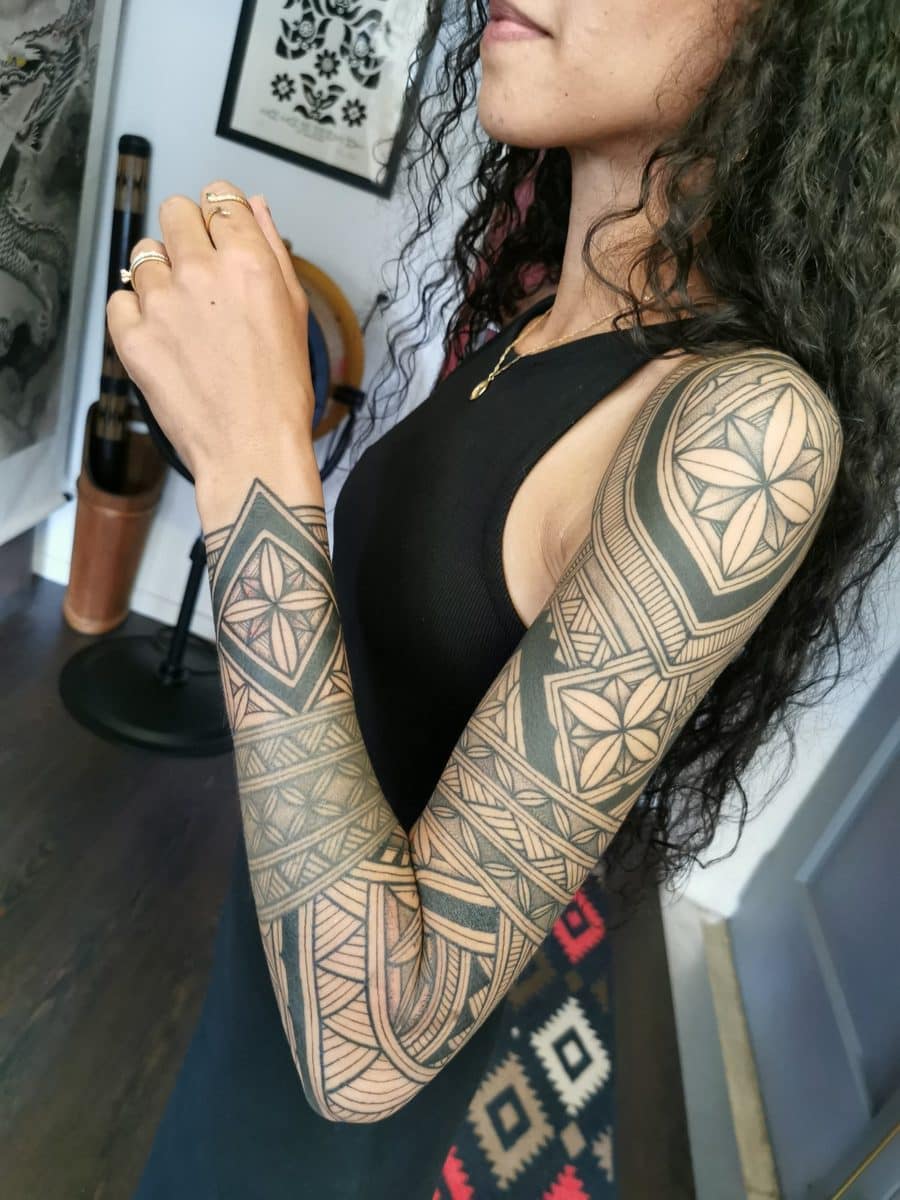 Female Polynesian Sleeve